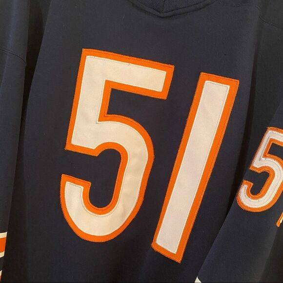 Mitchell & Ness Navy and Orange Men's Jersey - Picture 4 of 10